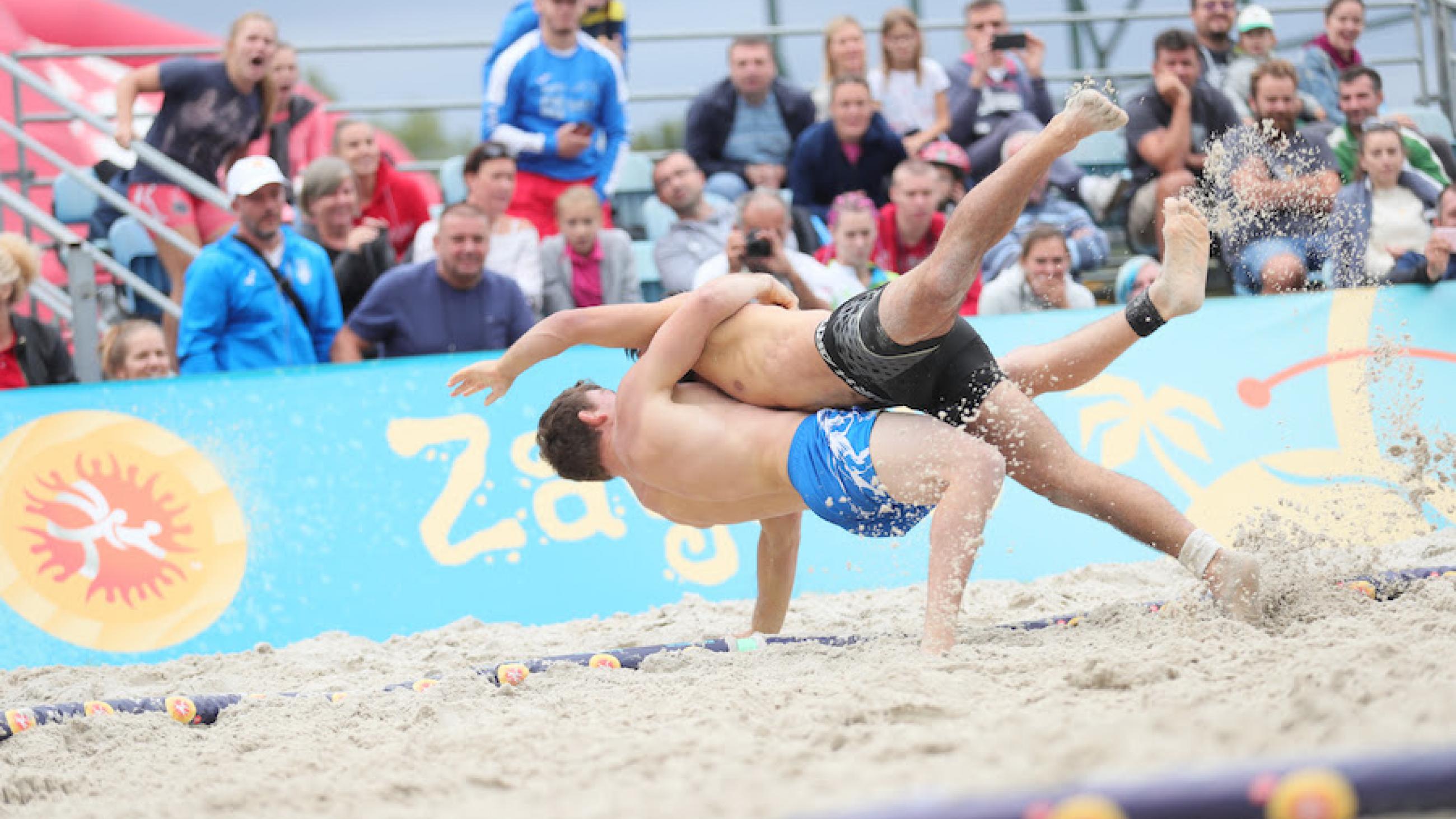 Beach wrestling United World Wrestling